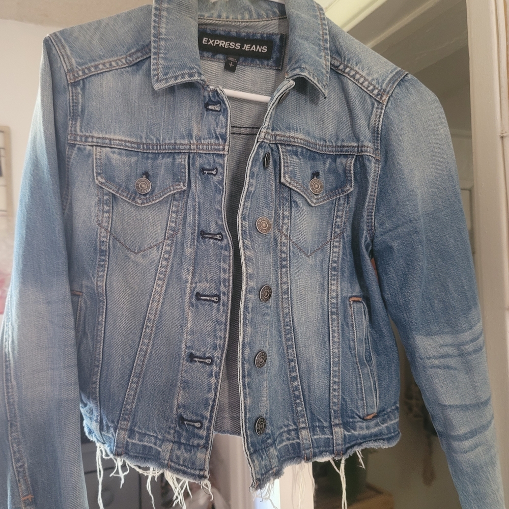 Express Blue Jean Jacket - Picture 2 of 4